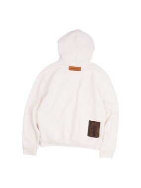 Louis Vuitton Hoodie Inside Out Sweatshirt Long Sleeve Top Cotton White S